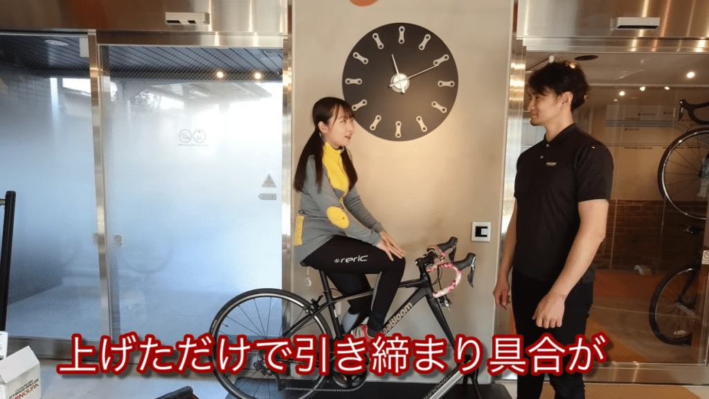 意識してかかとを上げると、引き締まっているという実感がある