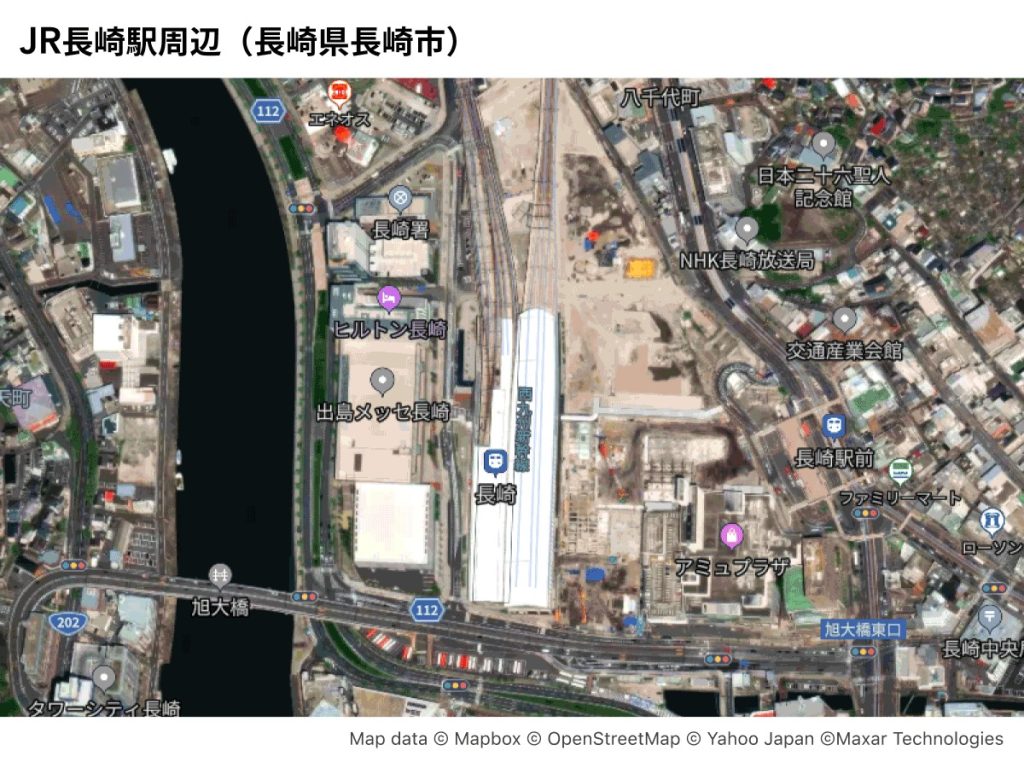 JR長崎駅周辺