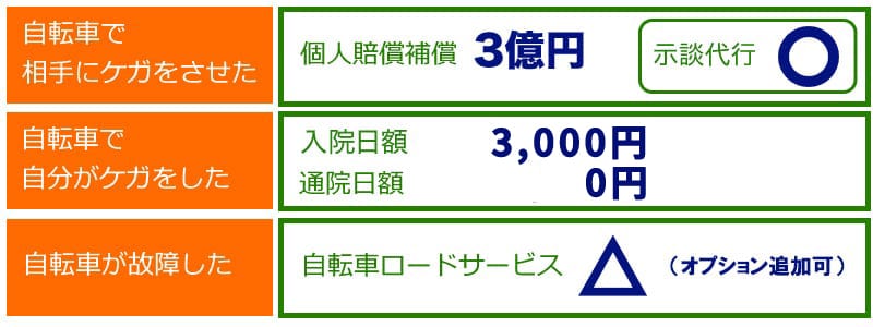 ZuttoRide「サイクルライド保険」（スタンダード　通院なし）家族型