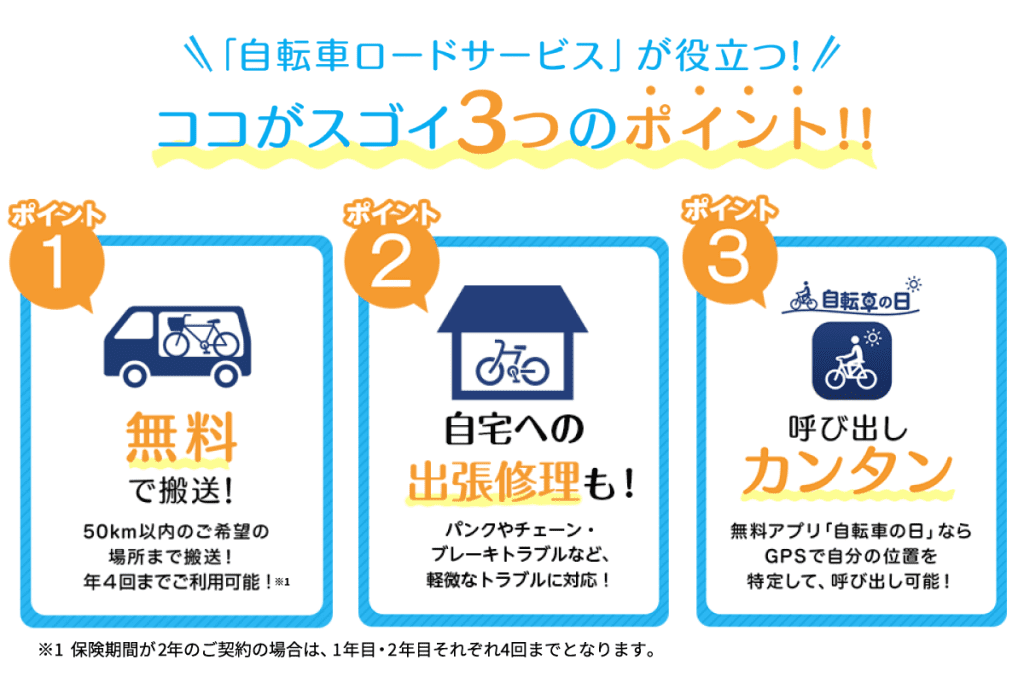 au損保「自転車ロードサービス」